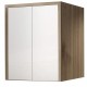 Porta lavatrice/asciugatrice per lavanderia savini ad ante l.79cm h.91cm p.65cm bianco/noce fig. Savini