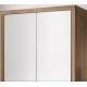Porta lavatrice/asciugatrice per lavanderia savini ad ante l.79cm h.91cm p.65cm bianco/noce fig. Savini