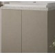 Lavatoio singolo (LxPxH) 71x91x65 cm, truciolare nobilitato bianco tortora/pietra SAVINI