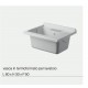 Lavatoio singolo (LxPxH) 71x91x65 cm, truciolare nobilitato bianco tortora/pietra SAVINI