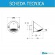 Braccio doccia antivandalo cromo art 09033 marca Idral