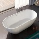 Vasca da bagno freestanding Clivia 170 Treesse in solid surface