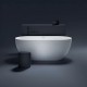 Vasca da bagno freestanding Clivia 170 Treesse in solid surface