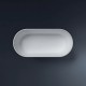Vasca da bagno freestanding Clivia 170 Treesse in solid surface