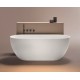 Vasca da bagno freestanding Clivia 170 Treesse in solid surface