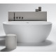 Vasca da bagno freestanding Clivia 170 Treesse in solid surface