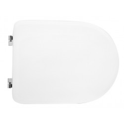 Sedile wc di Falerii per vaso Tiffani in Legno Poliestere Colato - Fissaggio con cerniere passanti