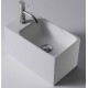 Lavamano CALCO Antonio Lupi – Lavabo sospeso in Flumood® texture