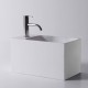 Lavamano CALCO Antonio Lupi – Lavabo sospeso in Flumood® texture