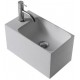 Lavamano CALCO Antonio Lupi – Lavabo sospeso in Flumood® texture