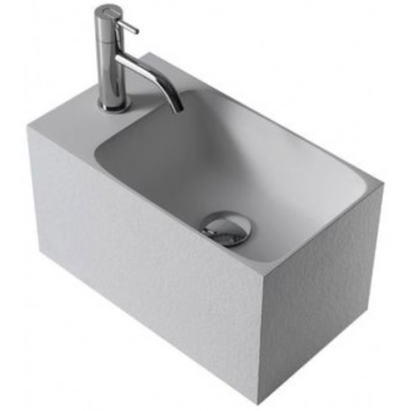 Lavamano CALCO Antonio Lupi – Lavabo sospeso in Flumood® texture