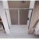 Box doccia apertura doppio battente stile Saloon Cristallo 6 mm Trasparente Altezza 195 cm art. HF43
