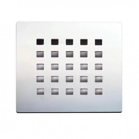 Griglia inox di ricambio per Piatto Doccia in Pietra Sintetica Eco-stone finitura cromata