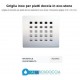 Griglia inox di ricambio per Piatto Doccia in Pietra Sintetica Eco-stone finitura cromata