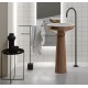 Lavabo a Terra Freestanding Ago 85 di antoniolupi in Finitura Metallo Liquido colore rame
