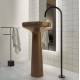 Lavabo a Terra Freestanding Ago 85 di antoniolupi in Finitura Metallo Liquido colore rame