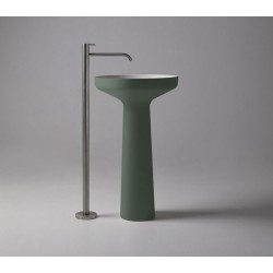 Lavabo a Terra Freestanding Ago 85 di antoniolupi in Flumood® colore flora