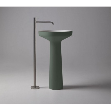 Lavabo a Terra Freestanding Ago 85 di antoniolupi in Flumood® colore flora