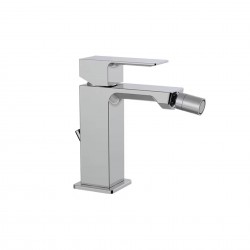 Miscelatore bidet serie elle h marca Paffoni con piletta di scarico in ottone cromo lucido