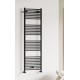 TERMOARREDO Nero Opaco Modello LISA  Marca Cordivari H. 1732 mm . Larghezza 500 mm.