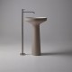 Lavabo a Terra Freestanding Ago 85 di antoniolupi in Flumood® colore havana