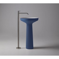 Lavabo a Terra Freestanding Ago 85 di antoniolupi in Flumood® colore mirtillo