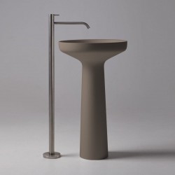 Lavabo a Terra Freestanding Ago 85 di antoniolupi in Colormood® colore argilla