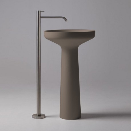 Lavabo a Terra Freestanding Ago 85 di antoniolupi in Colormood® colore argilla