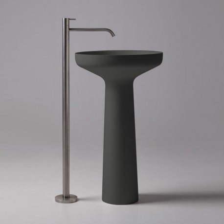 Lavabo a Terra Freestanding Ago 85 di antoniolupi in Colormood® colore basalto
