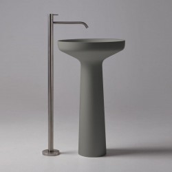 Lavabo a Terra Freestanding Ago 85 di antoniolupi in Colormood® colore delfino
