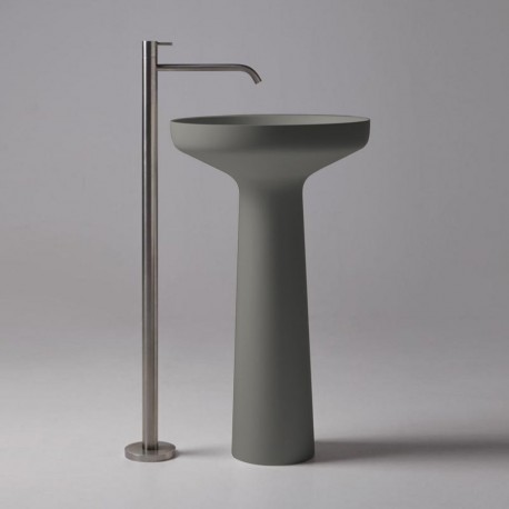 Lavabo a Terra Freestanding Ago 85 di antoniolupi in Colormood® colore delfino