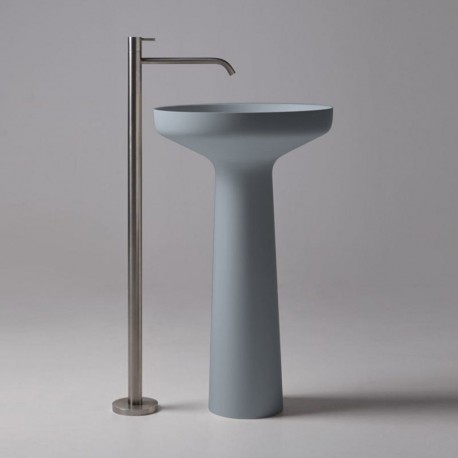 Lavabo a Terra Freestanding Ago 85 di antoniolupi in Colormood® colore iceberg