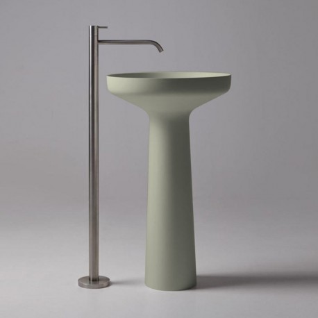 Lavabo a Terra Freestanding Ago 85 di antoniolupi in Colormood® colore lichene