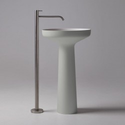 Lavabo a Terra Freestanding Ago 85 di antoniolupi in Flumood® colore cemento