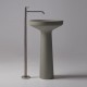 Lavabo a Terra Freestanding Ago 85 di antoniolupi in Flumood® colore serena