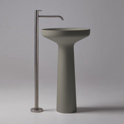 Lavabo a Terra Freestanding Ago 85 di antoniolupi in Flumood® colore serena