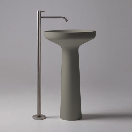 Lavabo a Terra Freestanding Ago 85 di antoniolupi in Flumood® colore serena