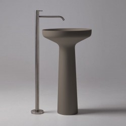 Lavabo a Terra Freestanding Ago 85 di antoniolupi in Colormood® colore fumo