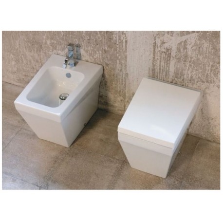 Vaso e Bidet B. Side Azzurra  