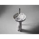 Lavabo a Terra Freestanding Ago185 di antoniolupi in marmo calacatta viola