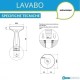 Lavabo a Terra Freestanding Ago185 di antoniolupi in marmo rosso levanto marble