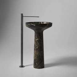 Lavabo a Terra Freestanding Ago185 di antoniolupi in marmo emperador