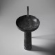 Lavabo a Terra Freestanding Ago185 di antoniolupi in marmo grigio lavico
