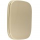 Sedile wc per Dolomite vaso Rio Champagne con cerniere cromate ad espansione