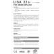 TERMOARREDO Nero Opaco Modello LISA® 22 Marca Cordivari H. 1385 mm . Larghezza 55 mm.