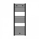 TERMOARREDO Nero Opaco Modello LISA® 22 Marca Cordivari H. 1385 mm . Larghezza 60 mm.