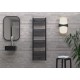 TERMOARREDO Nero Opaco Modello LISA® 22 Marca Cordivari H. 1732 mm . Larghezza 500 mm.