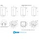 Lavabo a Terra Freestanding Astro di antoniolupi in cristalmood colore ambra