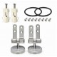 kit cerniere per copriwater acciaio inox ad espansione