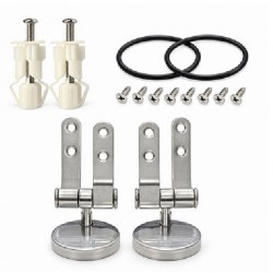 kit cerniere per copriwater acciaio inox ad espansione